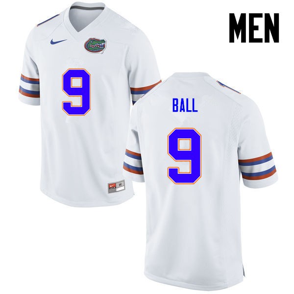 Florida Gators Men #11 Neiron Ball College Football White